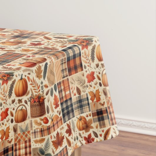 Nappe Beau Plaid d'Automne (In Situ)