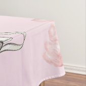 Nappe Beau Rose d'aquarelle florale (In Situ)