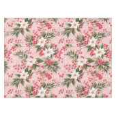 Nappe Beau Shabby Chic rose Noël Berry Floral (Devant (Horizontal))