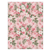 Nappe Beau Shabby Chic rose Noël Berry Floral (Devant)