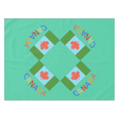 Nappe beau style d'art canadien drapeau de feuille d'éra (Devant (Horizontal))