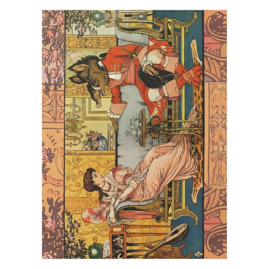 Nappe Beauté Beast Classic Fairy Tale Caractères (Devant)