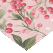 Nappe Beautiful Shabby Chic Pink Christmas Floral Berry (Angle)
