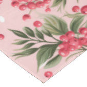 Nappe Beautiful Shabby Chic Pink Christmas Floral Berry (Angle)