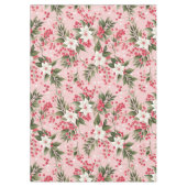 Nappe Beautiful Shabby Chic Pink Christmas Floral Berry (Devant)