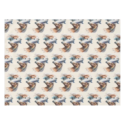Nappe Beaux Chevaux Style Boho Occidental (Devant (Horizontal))