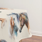Nappe Beaux Chevaux Style Boho Occidental (In Situ)