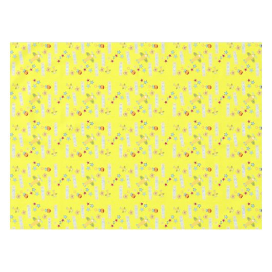 Nappe Bébé Avion Jaune (Devant (Horizontal))