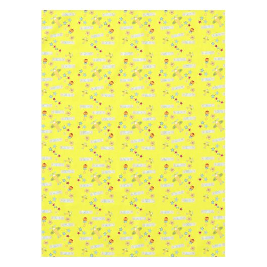 Nappe Bébé Avion Jaune (Devant)