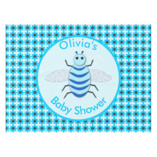 Nappe Bébé Bleu mignon Bee Bee Baby shower personnalisé