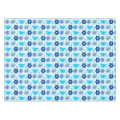 Nappe Bébé bleu Papillons et fleurs à motifs (Devant (Horizontal))