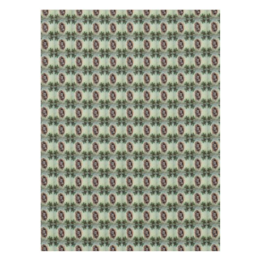 Nappe Bébé écureuils gris Noël (Devant)