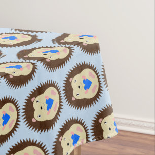 Nappe Bébé Garçon Cœur Hérisson Motif