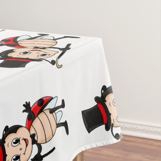 Nappe Bébé mignon avec chapeau et dessin animé de cravat (In Situ)