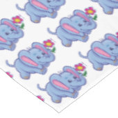 Nappe Bébé mignon Eléphant Cartoon Enfants Rectangle (Angle)