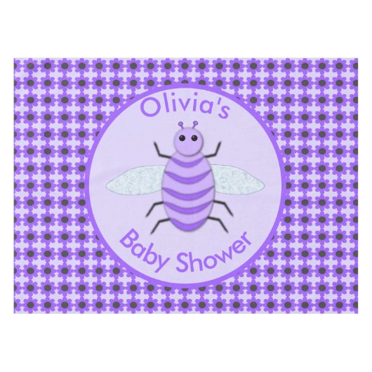 Nappe Bébé mou Bee Bee Baby shower neutre (Devant (Horizontal))