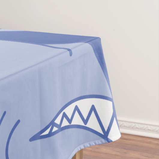 Nappe Bébé Shark mignonne première table d'anniversaire (In Situ)