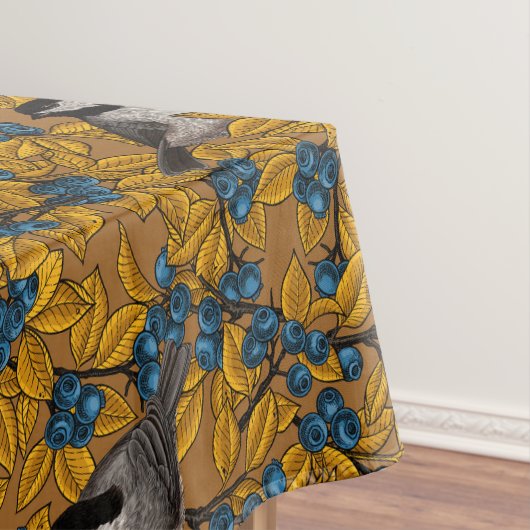 Nappe Bécasseaux sur les branches de bleuets (In Situ)