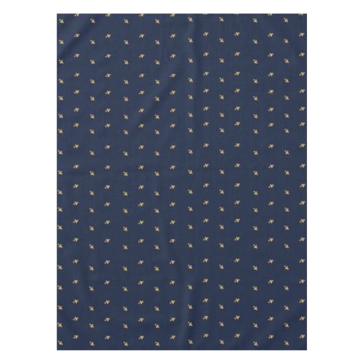 Nappe Bees - abeilles - Bee - abeille navy (Devant)