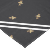 Nappe Bees - Abeilles - Bee - Abeilles noires et white s (Angle)