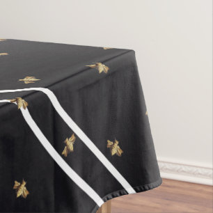 Nappe Bees - Abeilles - Bee - Abeilles noires et white s