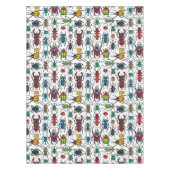 Nappe Beetons sur blanc (Devant)