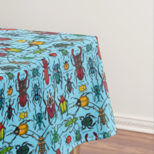 Nappe Beetons sur bleu