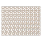 Nappe Beige And White Bunnies Modern Neutral Easter (Devant (Horizontal))