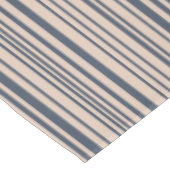 Nappe Beige/Bleu Profond Motif élégant (Angle)
