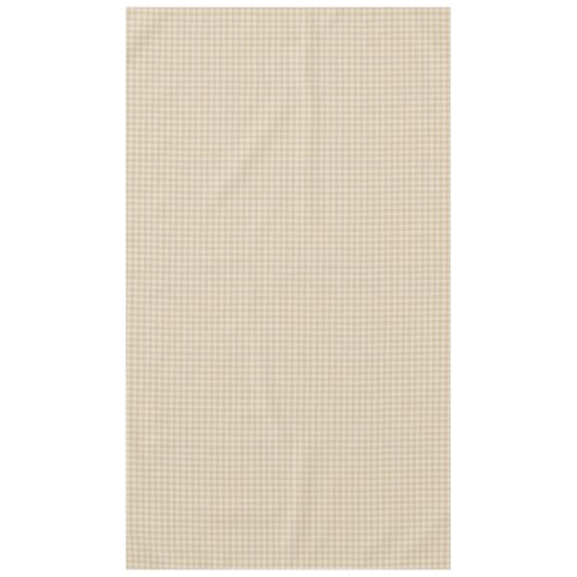 Nappe Beige Plaid Pattern Tablecloth (Devant)
