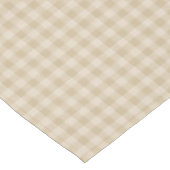Nappe Beige Plaid Pattern Tablecloth (Angle)