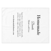 Nappe beignets faits maison avec amour ajouter site de t (Devant (Horizontal))