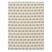 Nappe Bell de Noël d'or Beau Feuilles verts (Devant)