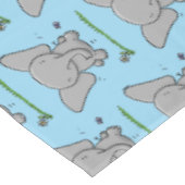 Nappe Belle adorable dessin d'éléphant bébé (Angle)