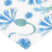 Nappe Belle Aquarelle Bleu cornfleurs (Angle)