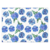 Nappe Belle aquarelle bleu cornfleurs (Devant (Horizontal))