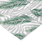 Nappe Belle aquarelle botanique verte (Angle)