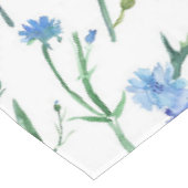 Nappe Belle aquarelle cornfleurs (Angle)