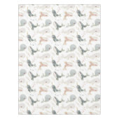 Nappe Belle Baleine Whimsical Océan Sous Le Thème De La (Devant)