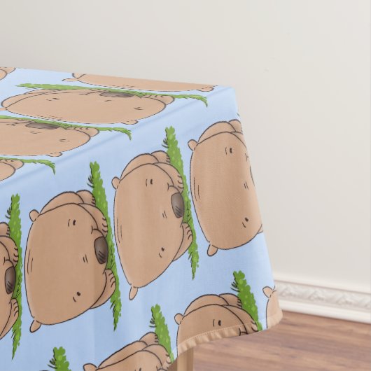 Nappe Belle illustration de dessin animé de bébé wombat (In Situ)