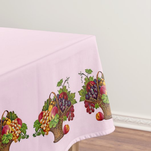 Nappe belle impression de panier de fruits victoriens (In Situ)