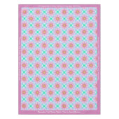 Nappe Belle Lavande Fleurs Floral Fractal Design (Devant)