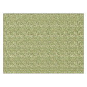 Nappe Belle motif en tricot de mamie vert olive (Devant (Horizontal))