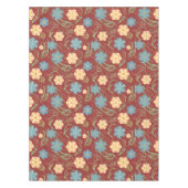 Nappe Belle motif moderne fleurie - rouge (Devant)