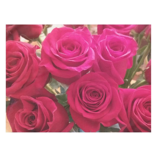 Nappe Belle Real Red Roses Imprimer (Devant (Horizontal))