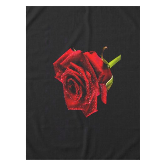 Nappe Belle rose rouge (Devant)