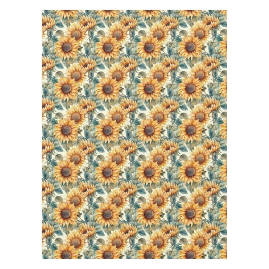 Nappe Belle tournesol d'automne (Devant)