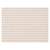 Nappe Belles fleurs roses sur fond beige clair (Devant (Horizontal))
