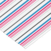 Nappe Belles rayures blanches bleues (Angle)