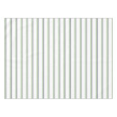 Nappe Belles rayures blanches modernes (Devant (Horizontal))